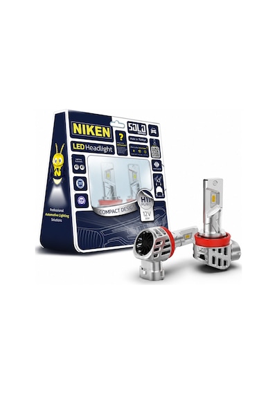 ,h11 Solo Led Xenon Far Ampulü 6000k Fanlı Tak Çalıştır Mercek Uyumlu 2'li Set