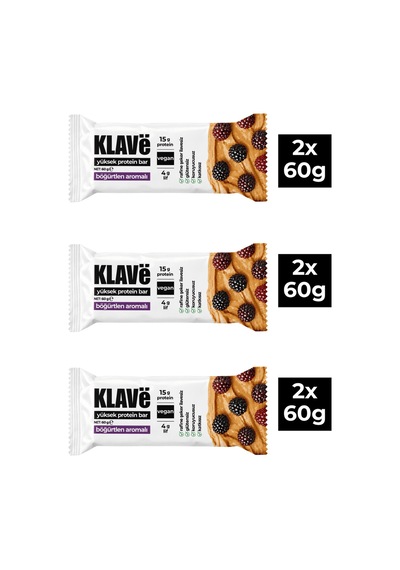 Yüksek Protein Bar Böğürtlen Aromalı - 60 G X 6 Adet - 15g Protein, Vegan Ve Glutensiz - 925147277