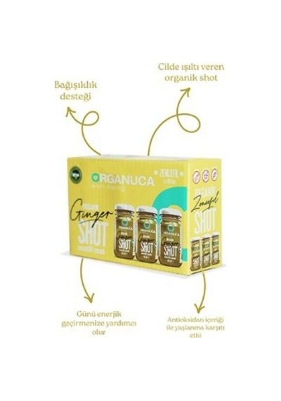 Organuca Zencefil Shot 60 Ml
