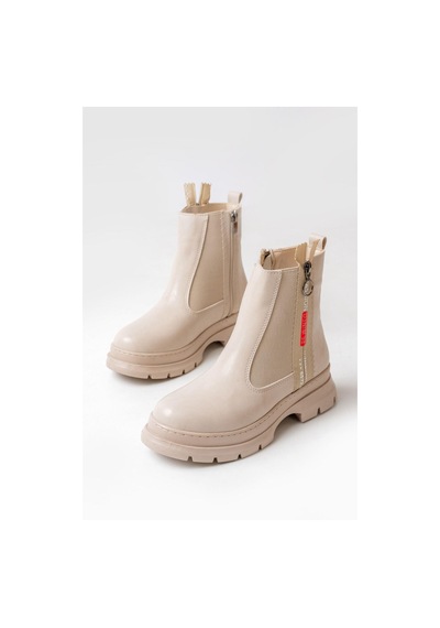 Aymood Asm-086 Bej Fashion Aksesuarlı Fermuarlı Günlük Kadın Bot Bej Aymood Asm-086 Bej Fashion Aksesuarlı Fermuarlı Günlük Kadın Bot Bej