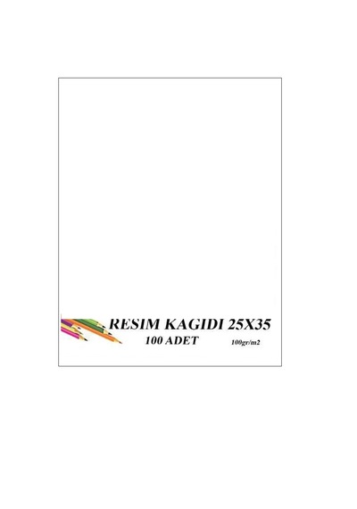 Komeks Resim Kağıdı 100 Lü 25x35 120 Gr 3 Paket
