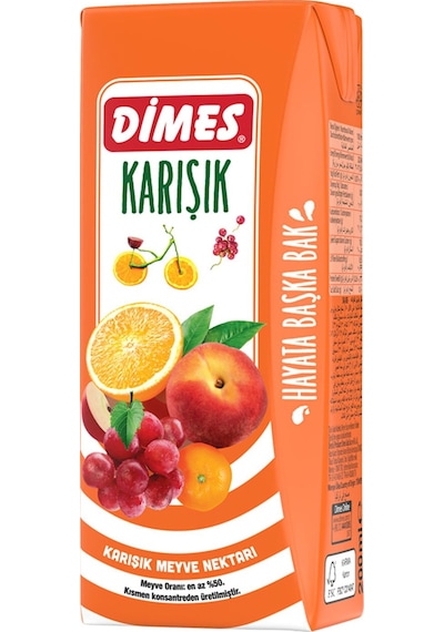 Dimes Karışık Meyve Nektarı 200 Ml X 27 Adet