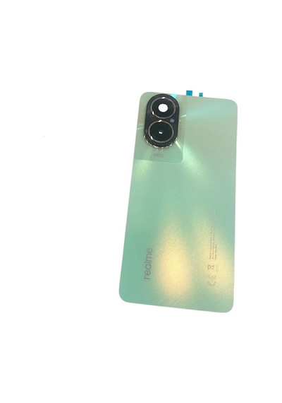 Realme 12 Lite Yeşil Arka Kapak Batarya Kapağı Pil Kapağı Yeşil