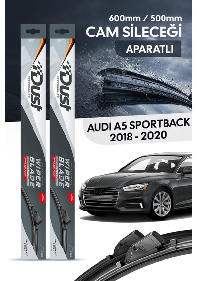 Audi A5 Sportback 2018-2020 Uyumlu Silecek Takımı 600mm/500mm S13