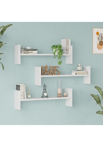 Wall 23 Duvar Rafı Beyaz Wal23-w Beyaz