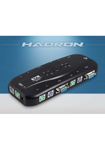 Hadron Hd214 Ps2 4 Port Kvm Swich