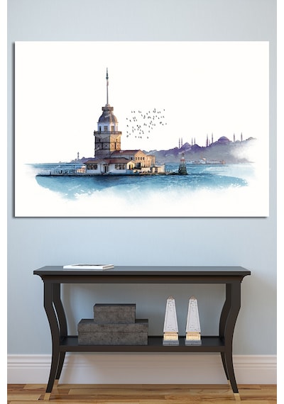 Kız Kulesi İstanbul Sanatsal Kanvas Tablo 120 x 80