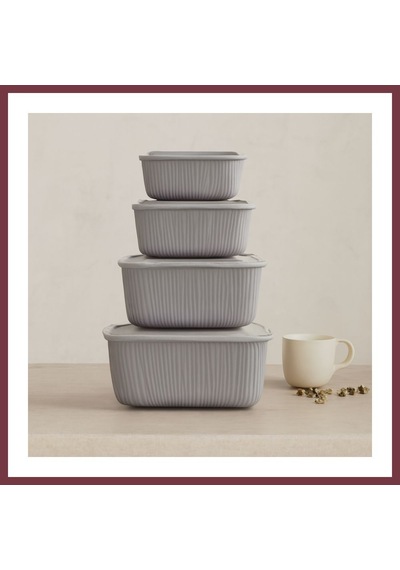 Storeşahin Sızdırmaz Dikdörtgen Saklama Kabı Seti 600/1100/1800/3000 Ml Shn0720 Çok Renkli