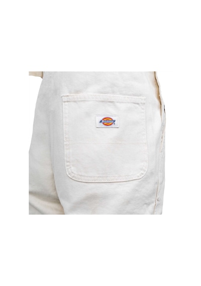 Dıckıes Dickies Dickies Duck Canvas Bib Kadın Siyah Tulum 3286 Beyaz