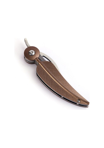 Crkt 6077 Xeaf Brown Kızıldereli Tüy Kamp Çakı Kahverengi