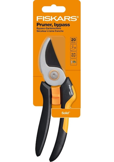 Fiskars Bypass M Bahçe Makası, Masif, P321, Taze Dallar Ve Çalıla