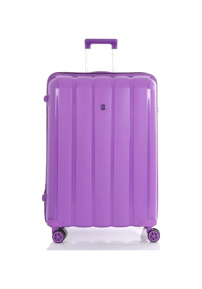 Mçs 3lü Set Kırılmaz Silikon Seyahat Valizi Bavulu V305 Mor