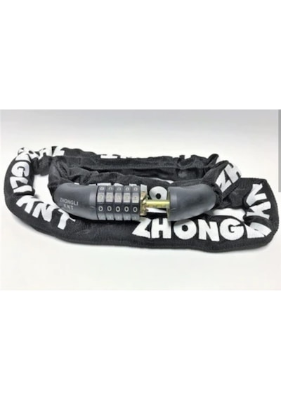 Zhongli Golden 6x1500mm 5 Şifreli Motosiklet Zincir Kilit