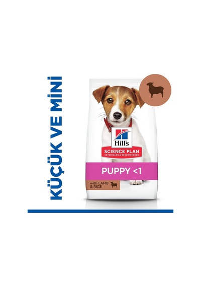 Küçük Irk Kuzulu & Pirinçli Yavru Köpek Maması 1+0,5 Kg