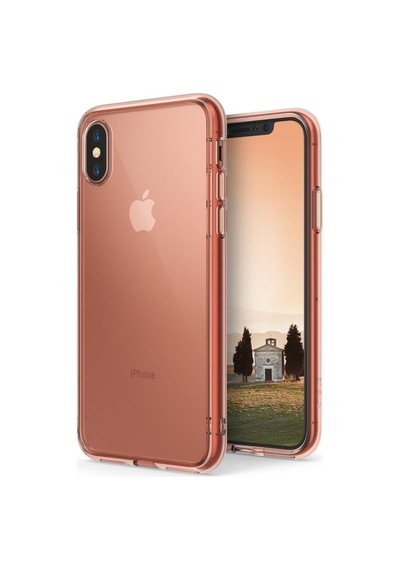 Ringke Fusion Apple Uyumlu iPhone X İle Kılıf Rose Gold