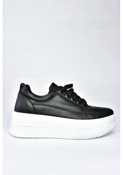 Fox Shoes P274117509 Siyah Yüksek Tabanlı Kadın Spor Ayakkabı Sneakers Siyah Melanj Fox Shoes P274117509 Siyah Yüksek Tabanlı Kadın Spor Ayakkabı Sneakers Siyah Melanj