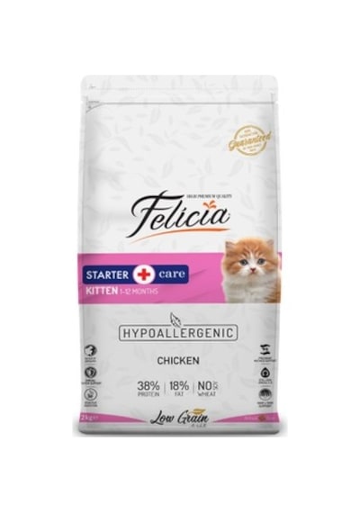 Felicia Tavuklu HypoAllergenic Az Tahıllı Yavru Kedi Maması 2 KG