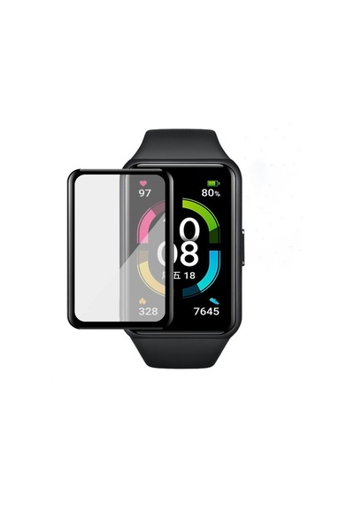 Honor Band 6 Tam Kaplayan Kavisli 3D Ekran Koruyucu Pet Film