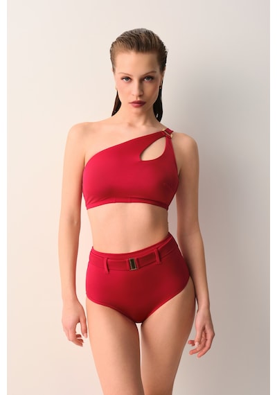 Suwen Tek Omuz Bikini Üst Sbn26450c082 Kırmızı