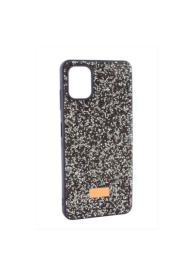 Apple iPhone Uyumlu 14 Taşlı Kapak Kılıf Mor