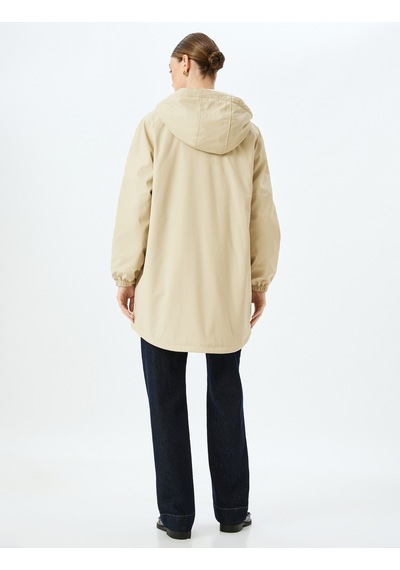 Koton Cepli Çıt Çıt Düğme Kapamalı Cepli İçi Peluş Astarlı Kapüşonlu Oversize Suni Deri Parka Bej 5wak00125ew Ekru Koton Cepli Çıt Çıt Düğme Kapamalı Cepli İçi Peluş Astarlı Kapüşonlu Oversize Suni Deri Parka Bej 5wak00125ew Ekru