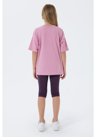 U.s. Polo Assn. Kız Çocuk Pembe Tayt Takım 5274-49855 Pembe