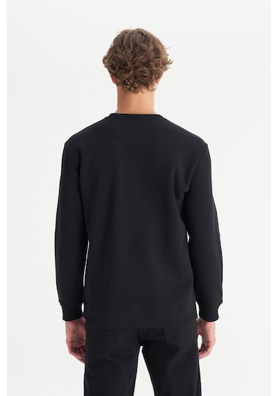 Wrangler Erkek Mid Logo Sweatshirt Black Çok Renkli