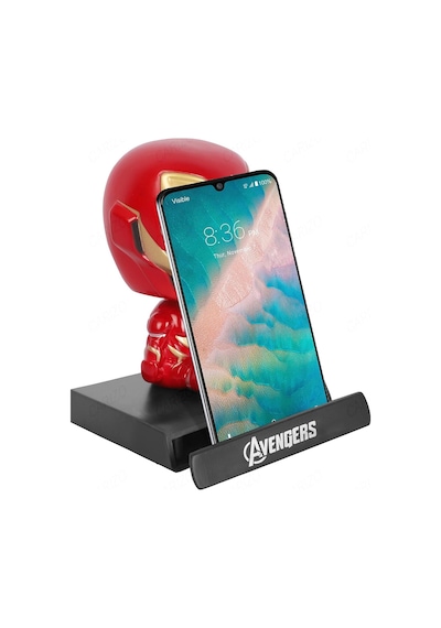 Süper Mario Kardeşler Mario Anime Sallanan Kafalı Figür Biblo Telefon Tutucu Dekoratif Masa Süsü Iron Man
