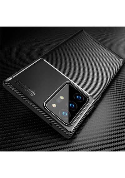 Apsuwa Galaxy Uyumlu Note 20 Kılıf Negro Karbon Fiber Silikon