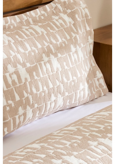 Kaşmir Home Breeze Çift Kişilik Yatak Örtüsü Takımı Bej Bej