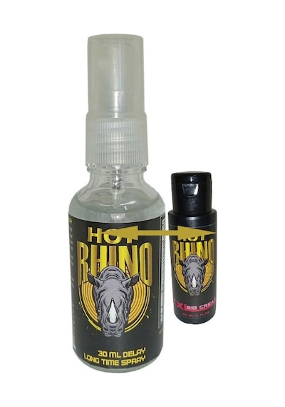 Hotrhino Erkeğinsetigeciktiricispray + Hotrhino Büyütücükrem
