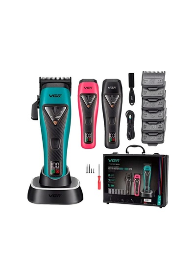 V-035c V-035t V-308 Saç Sakal Tıraş Makinesi Seti 3'lü - Taşıma Çantalı - Profesyonel Set