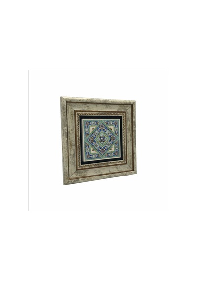 İtalyan Deseni Baskılı Taş Tablo 20x20 678