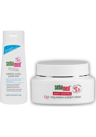 Kepek Karşıtı Şampuan 400 Ml - Sebamed Q10 Yaşlanma Karşıtı Krem 50 Ml