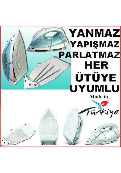 Teflon Yanmaz Yapışmaz Ütü Altlığı Tabanlık Ütü Tabanlığı Silik