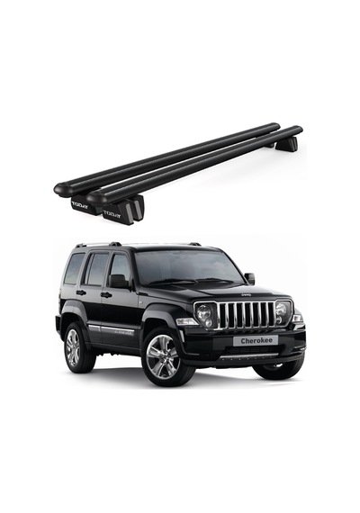 Pençe Jeep Cherokee Kk 2008-2014 Uyumlu Siyah Ara Atkı 135cm Port Bagaj Tavan Barı