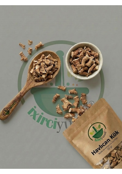 İxirciyusuf Havlıcan Kök Havlıcan Kökü Galangal Root Alpinia Galanga Doğal Kurutulmuş 50 G