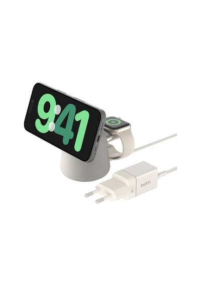 Boostcharge Pro 2'si 1 Arada Kablosuz Şarj İstasyonu