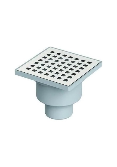 Zethome Line 10x10 Ø50 Yer Sifonu Yandan Çıkışlı Süzgeç Genel
