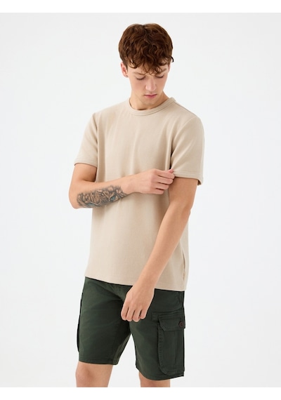 LOFT Regular Fit Erkek Tshirt K.kol Lf2038593 Q1.v1 Taş