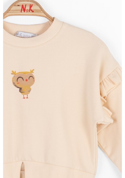 Xo Kids Kız Çocuk Sweatshirt 9ay-4 Yaş 37622 Krem