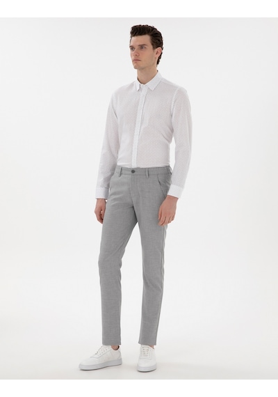 Pierre Cardin Erkek Gri Pantolon Kanvas-chino 50301791-vr024 Gri