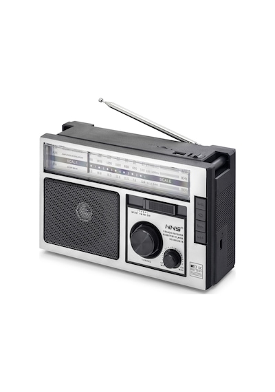 Nns Ns9952bts Bluetooth Nostaljik Fm Radyo Tws Usb Tf Solar Şarjlı 5w Taşınabilir Hoparlör