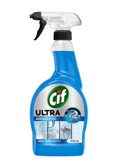 Cif Ultra Anında Etki Kireç &pas Sökücü Sprey 1 L