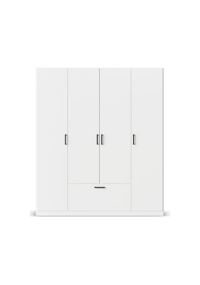 Alçin Giyinme Dolabı - Çok Amaçlı Dolap - Gardırop 180 Cm-4 Kapaklı-1 Çekmeceli