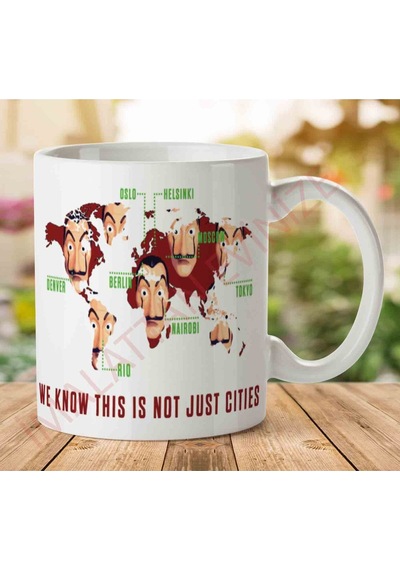 1-1273 We Know İs Not Just A Cities İki Tarafı Baskılı Kupa Bardak.jpg