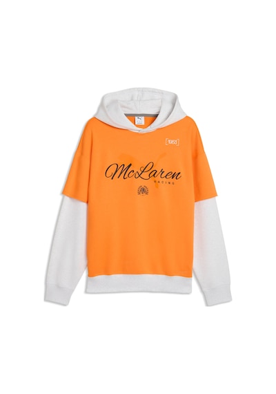 Puma Mclaren Racıng Erkek Kapüşonlu Sweatshırt 637507 03 Turuncu