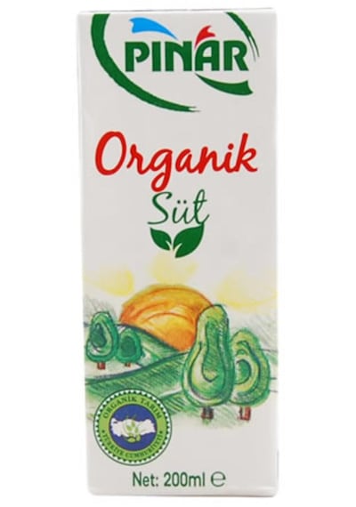 Pınar Organik Süt 200 Ml X 24 Adet