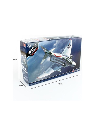 Academy 12323 1/48 Ölçek, Usn F-4j Vf-102 Diamondbacks Savaş Uçağı, Plastik Model Kiti-51205