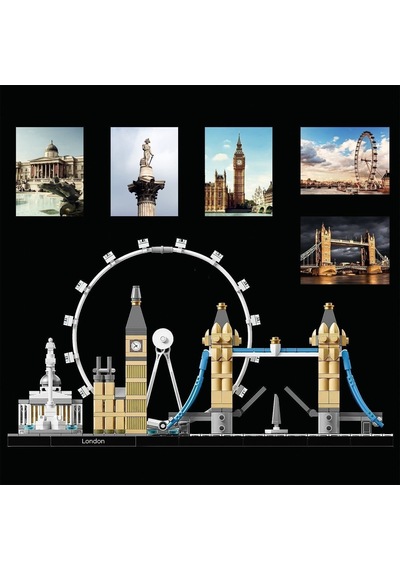Architecture Londra 21034 - 12 Yaş & Üzeri Çocuklar İçin Dekoratif Ve Sergilenebilir Model Yapım Seti 468 Parça